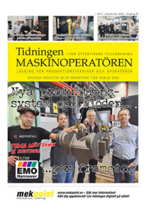 Framsidan av maskinoperatören nr 5 2023